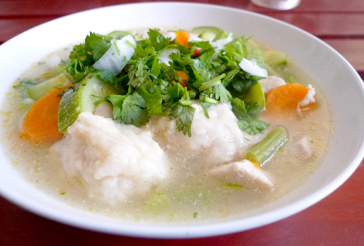 receta dumplings con pollo