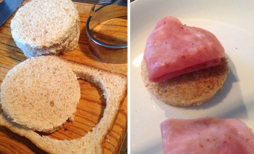 huevos pochados con jamón