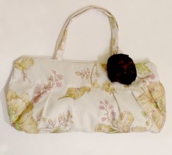 Bolsa estampada beige
