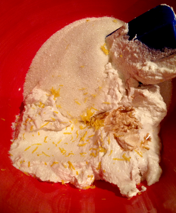 Receta para pay de queso de almendra mezlca de pay de queso