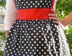 delantal polka dots