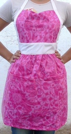 Delantal chic de plastico