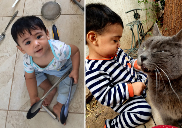 Miss Peppers puede que tenga cara de pocos amigos, pero tolera bastante bien al hijo.