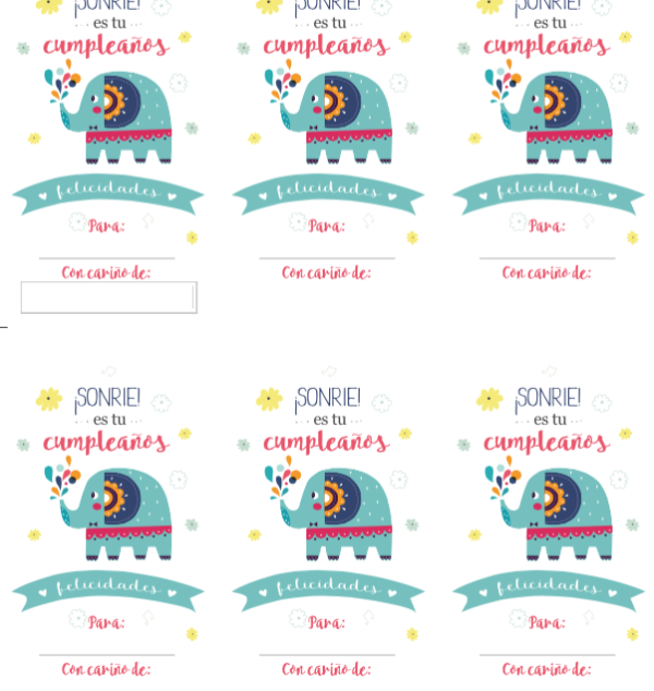 tarjeta editable